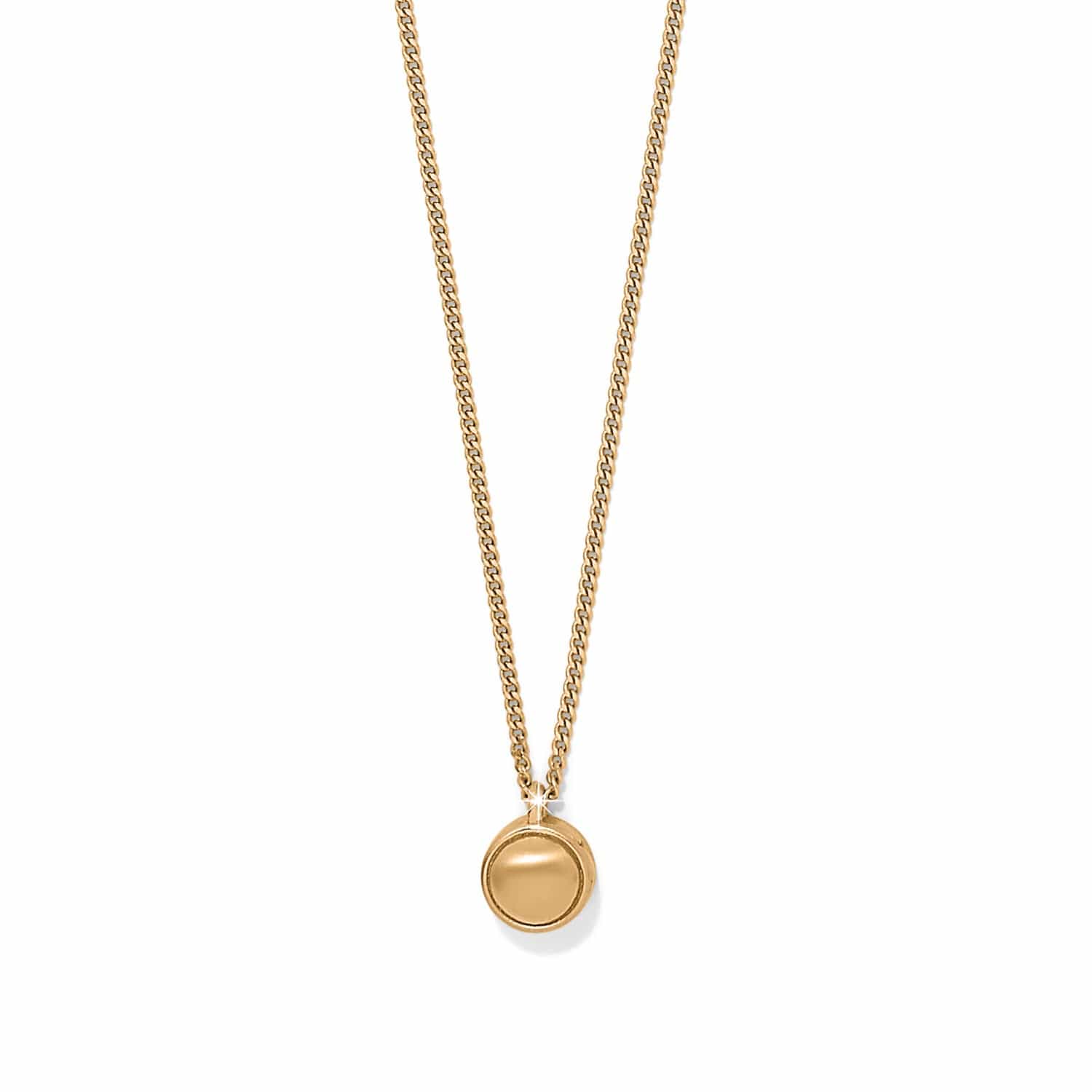 Brighton Contempo Nuevo Petite Dome Necklace - GOLD - From Me To You