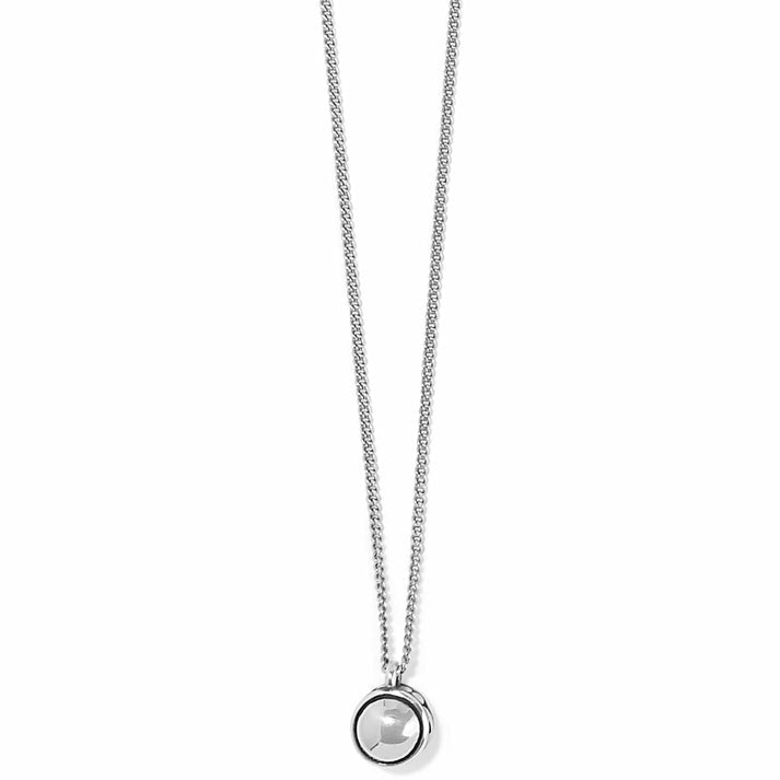 Brighton Contempo Nuevo Petite Dome Necklace - SILVER - From Me To You