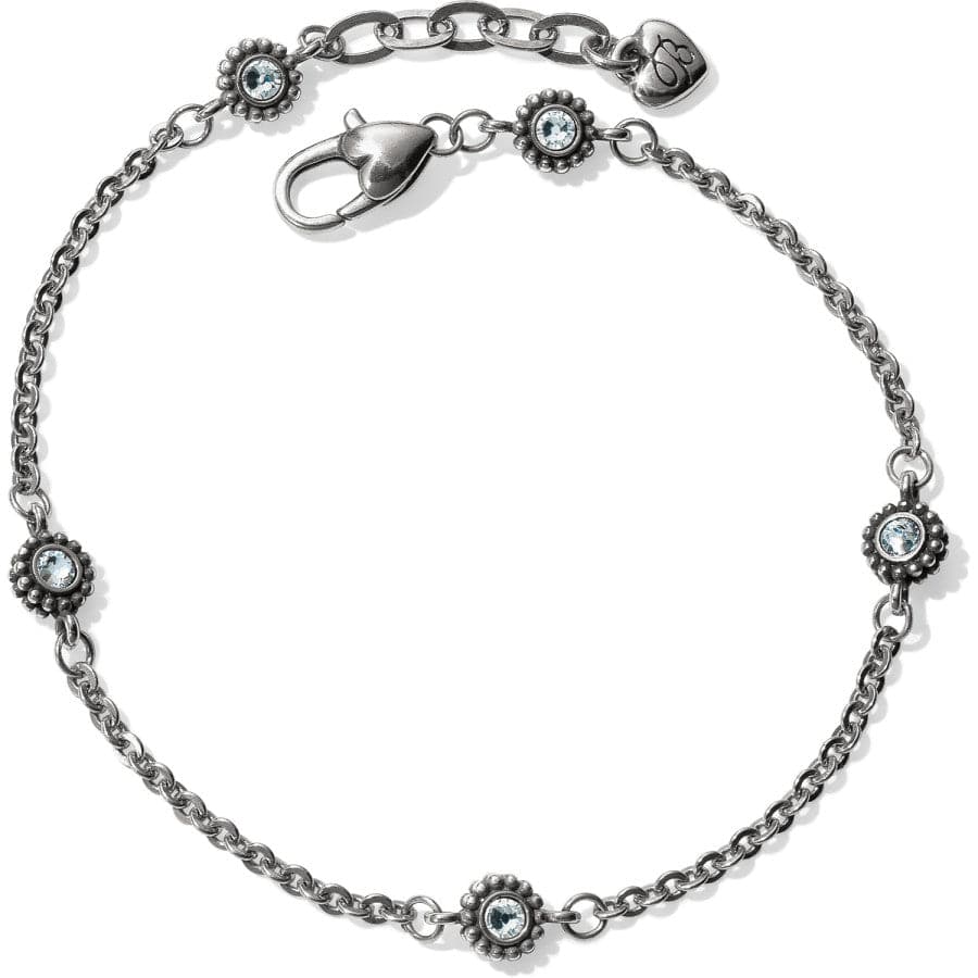 Brighton Crystal Twinkle Anklet - Silver - From Me To You