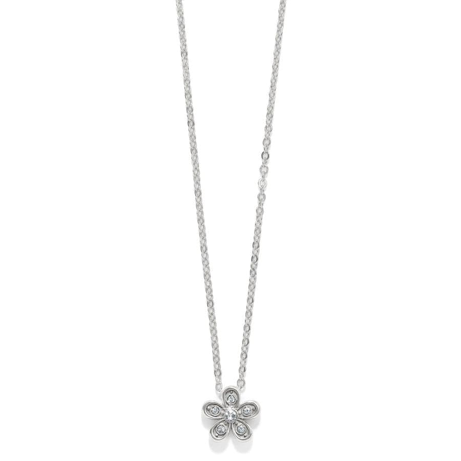 Brighton Enchanting Flower Silver Necklace - From Me To You