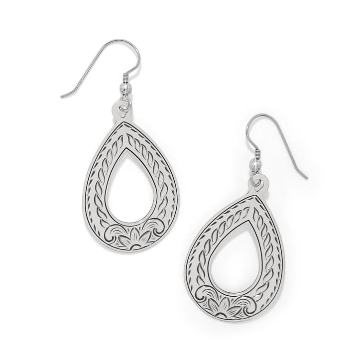 Brighton Mosaic Open Teardrop French Wire Earrings - From Me To You