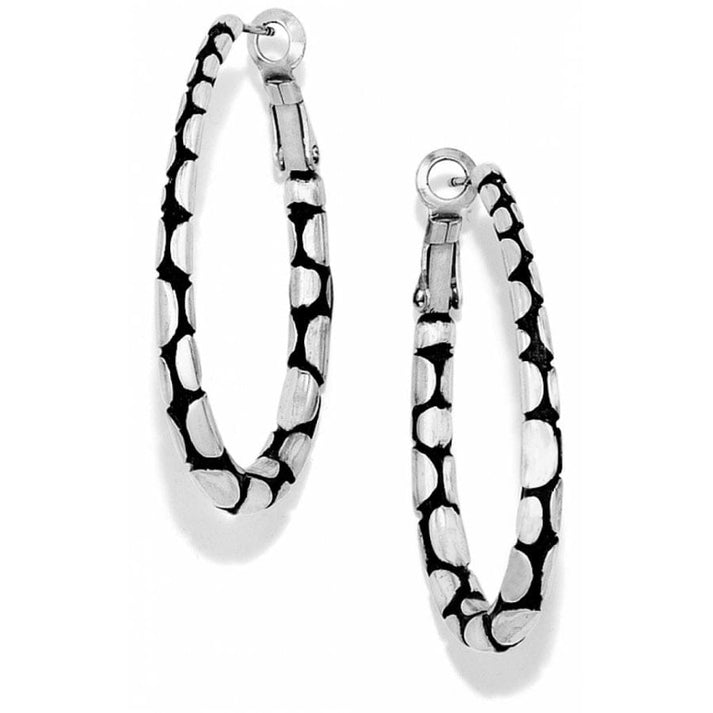 Brighton Pebble Oval Hoop Earrings - From Me To You