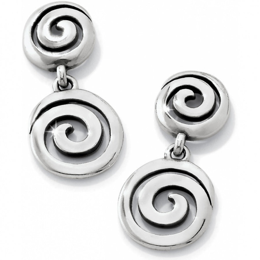 Brighton Vertigo Post Drop Earrings - Silver - From Me To You