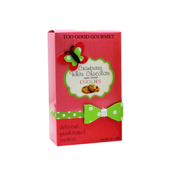 Butterfly Dot - Chocolate + Cranberry Chunk Cookies-6 oz - From Me To You