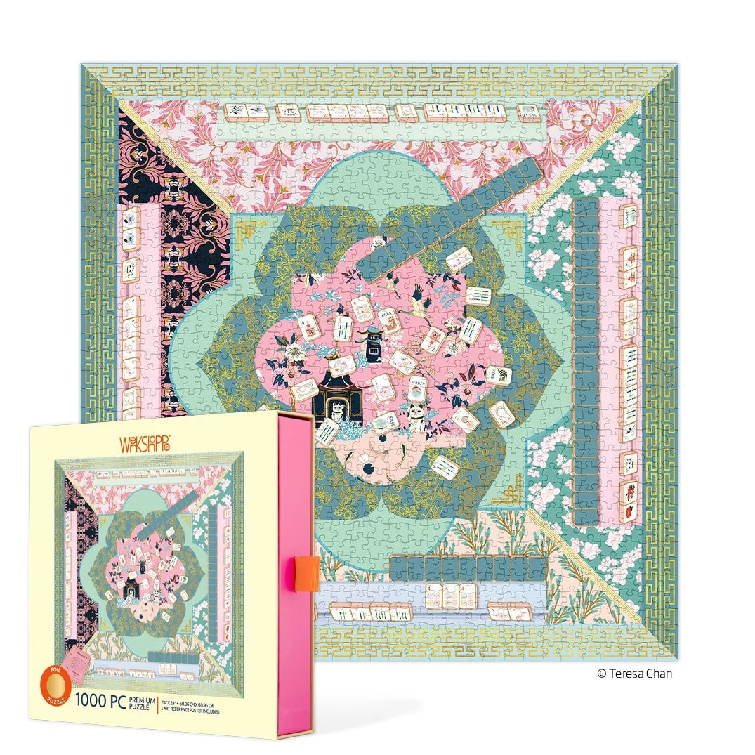 Werkshoppe- Let's Play Mahjong 1000 Piece Puzzle