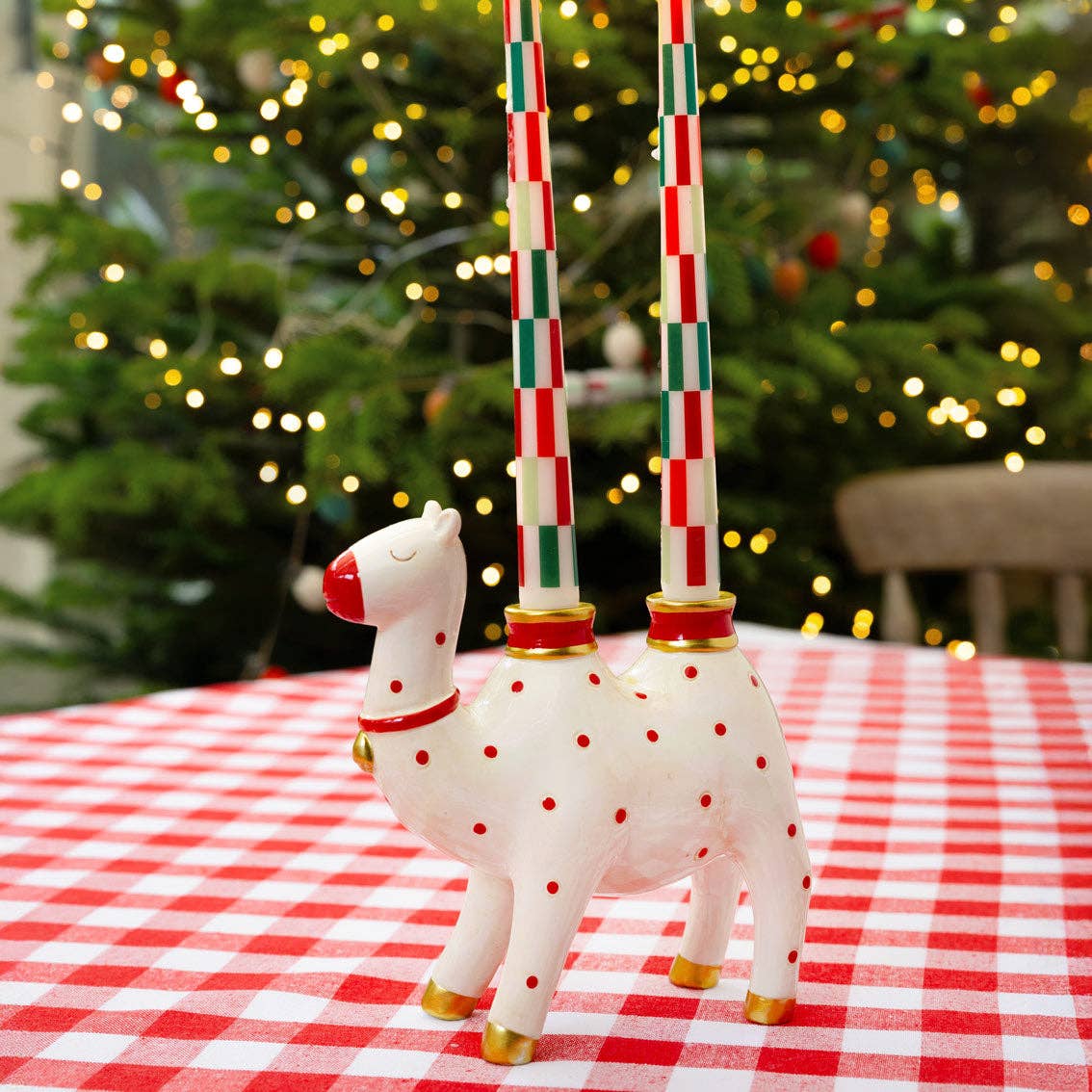 Camel Ceramic Candle Holder| Christmas Decor | - From Me To You