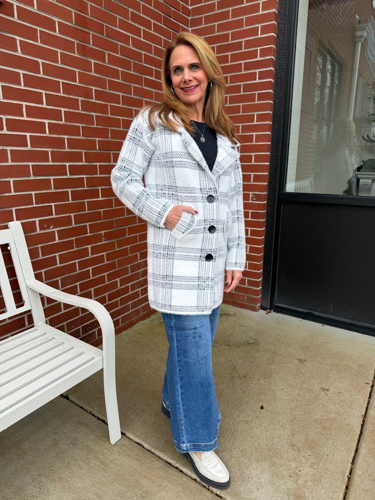 Camille & Co Black & White Jacket - From Me To You