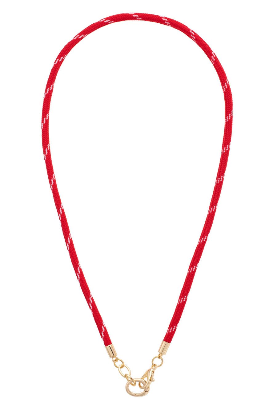 Canvas Goldie Paracord Charm Necklace Base in Red - From Me To You