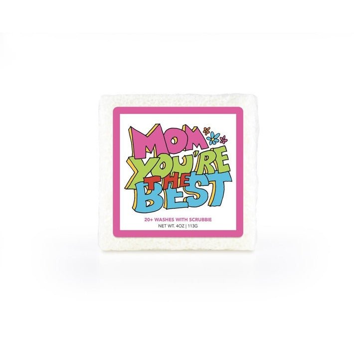 Caren - Mom You're the Best Soap Sponge - Square Sponge - From Me To You