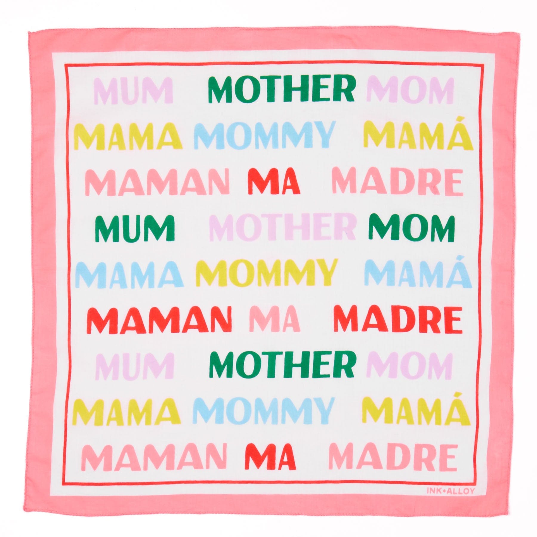 Carson Mom Print Scarf 21x21 - From Me To You