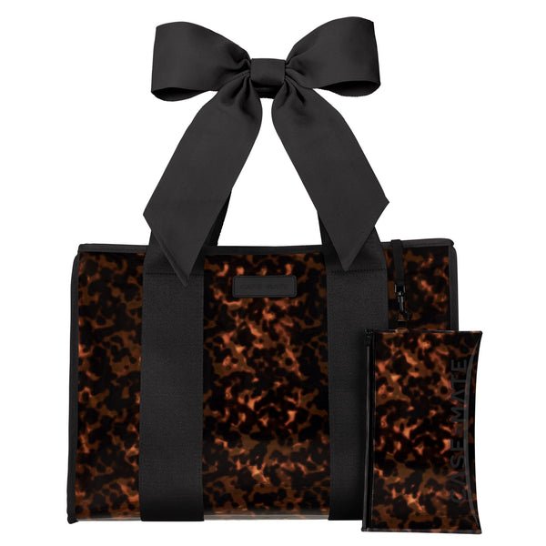 Case-Mate Jelly Tote w/ Phone Pouch - Tortoiseshell Bow - From Me To You