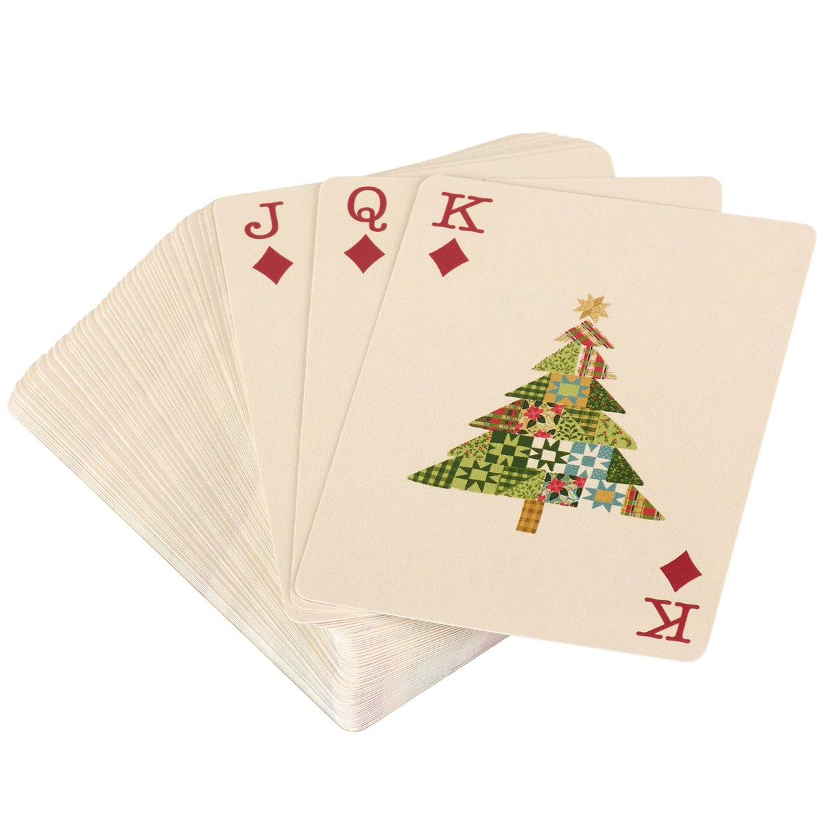Christmas Quilt Playing Cards - From Me To You