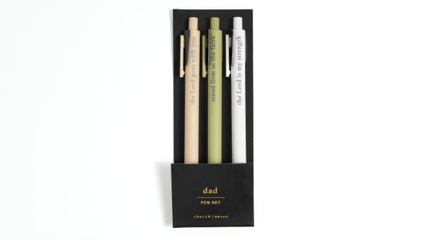 Church Notes - Dad Pen Set - From Me To You
