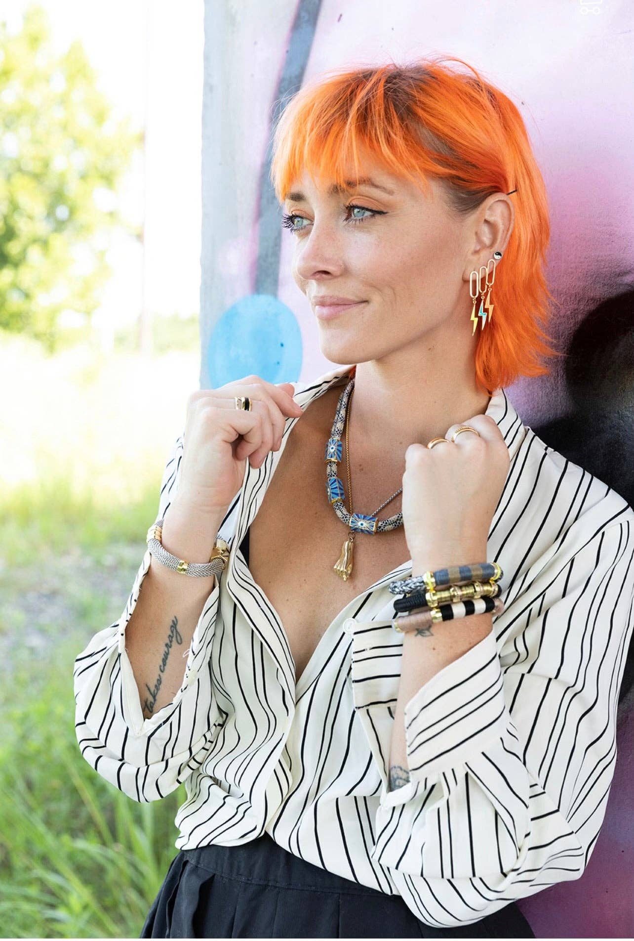 Colorblock Neutral Bracelet - From Me To You