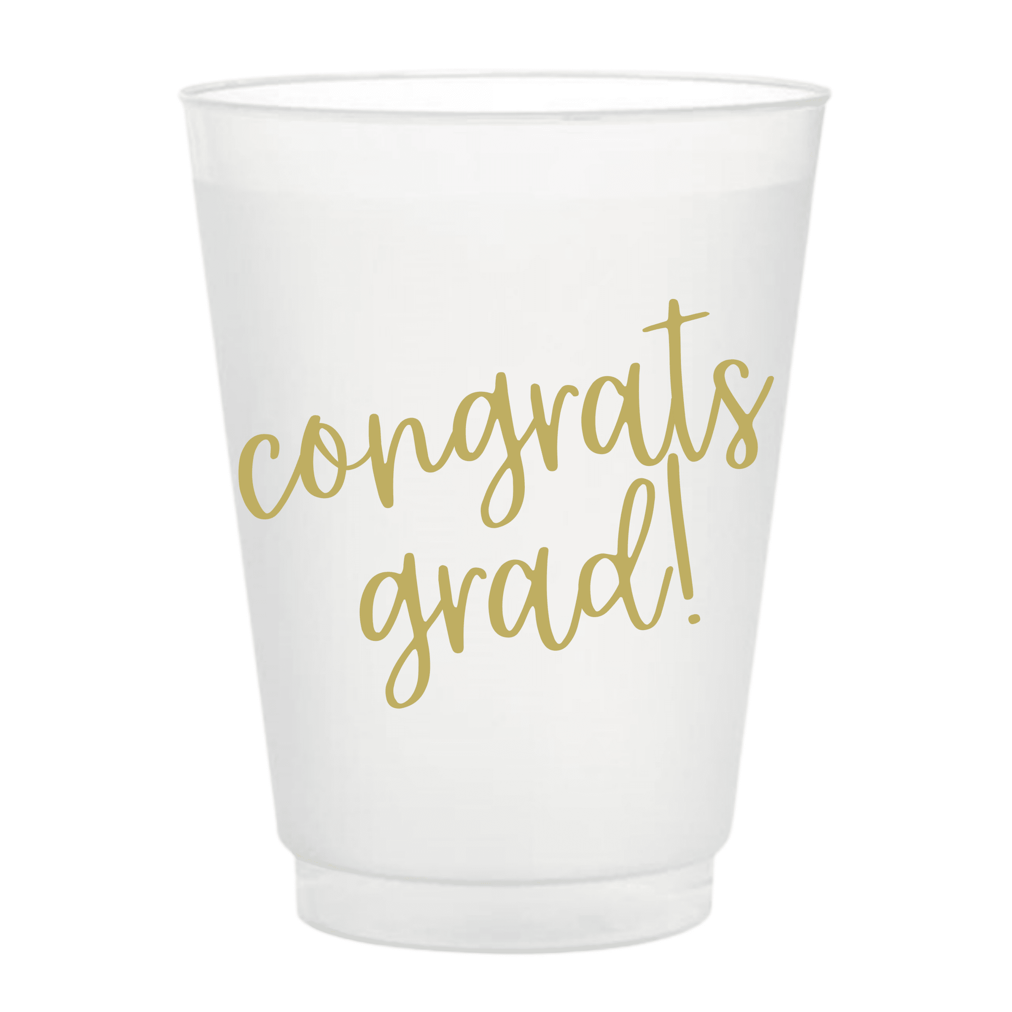 Congrats Grad Frosted Cups - From Me To You