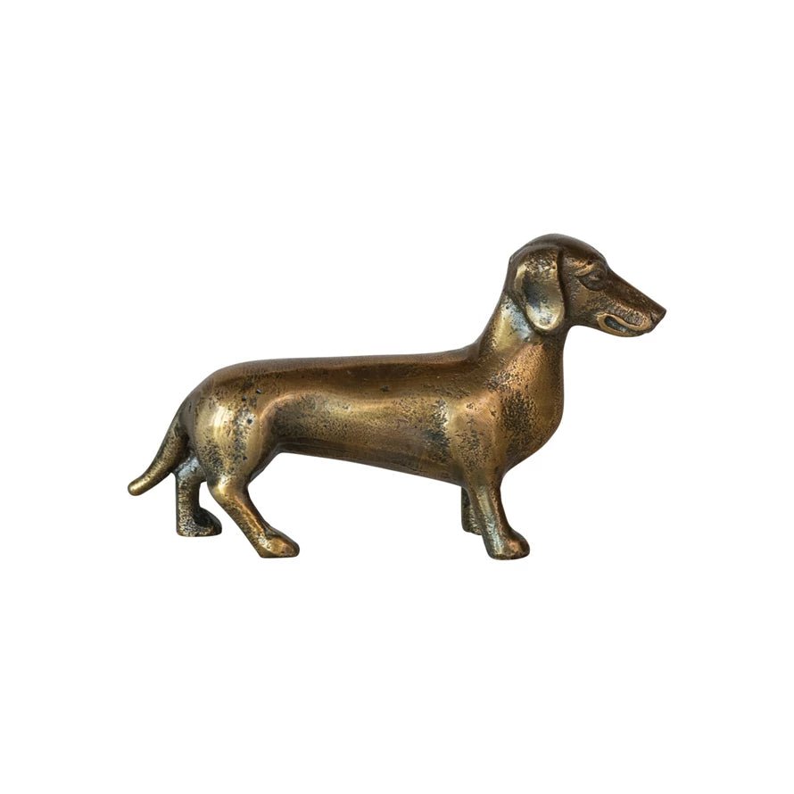 Creative Co - op Cast Aluminum Dachshund - From Me To You