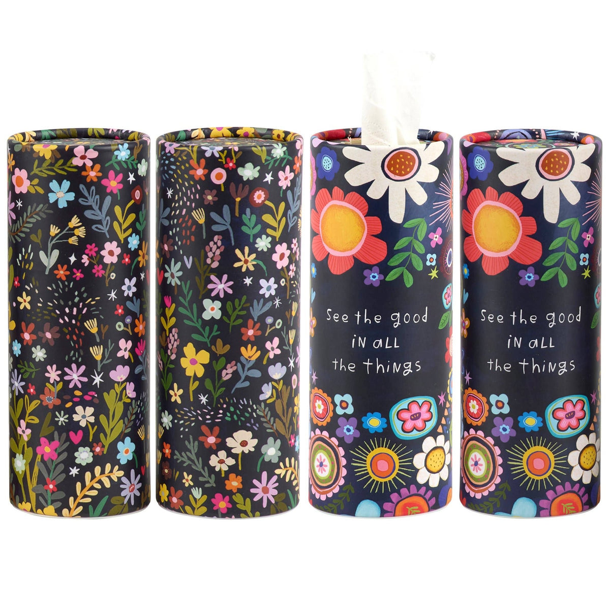 Dark Floral Tissue Box Set - From Me To You