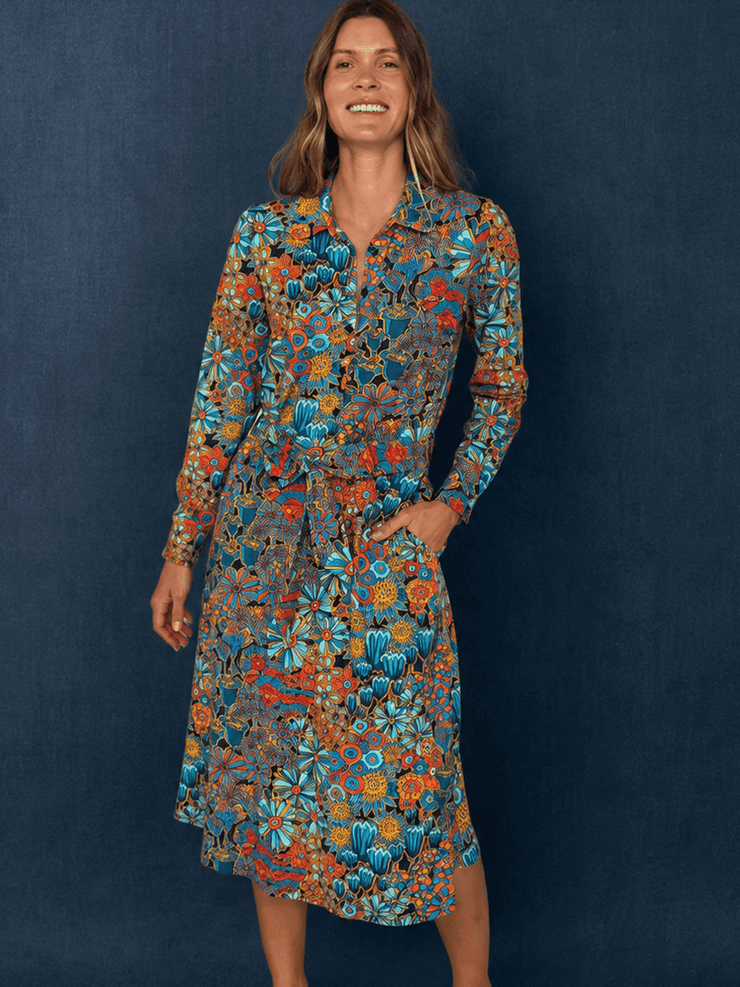 DELIA midi dress Desert Bloom - From Me To You