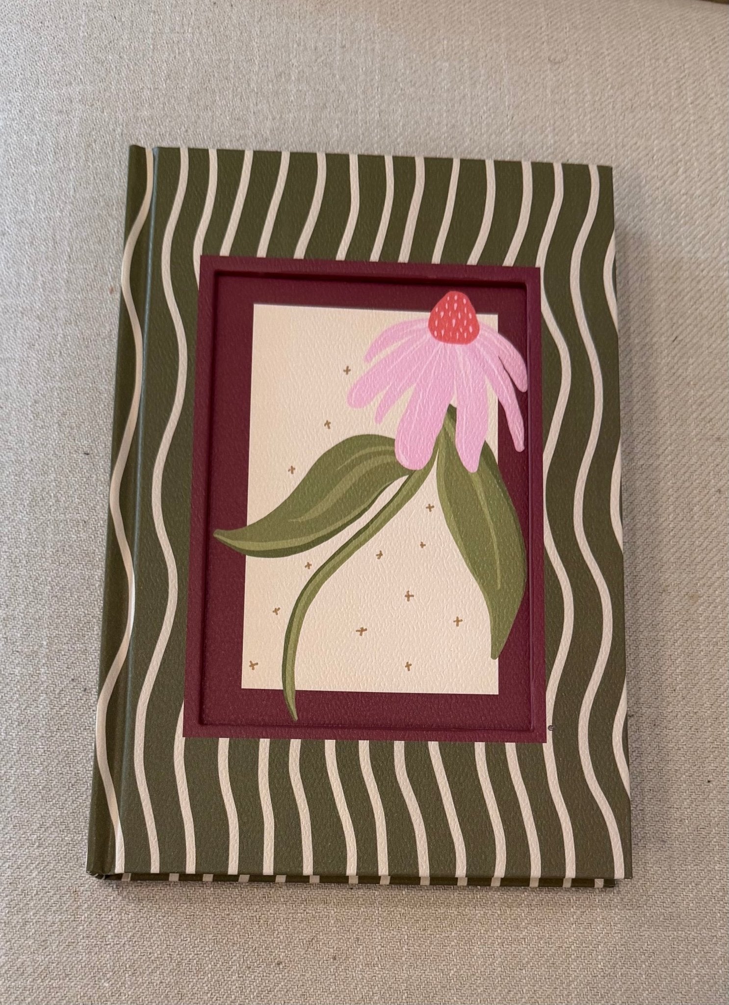 Designworks - Framed Floral Notebook-Cornflower - From Me To You