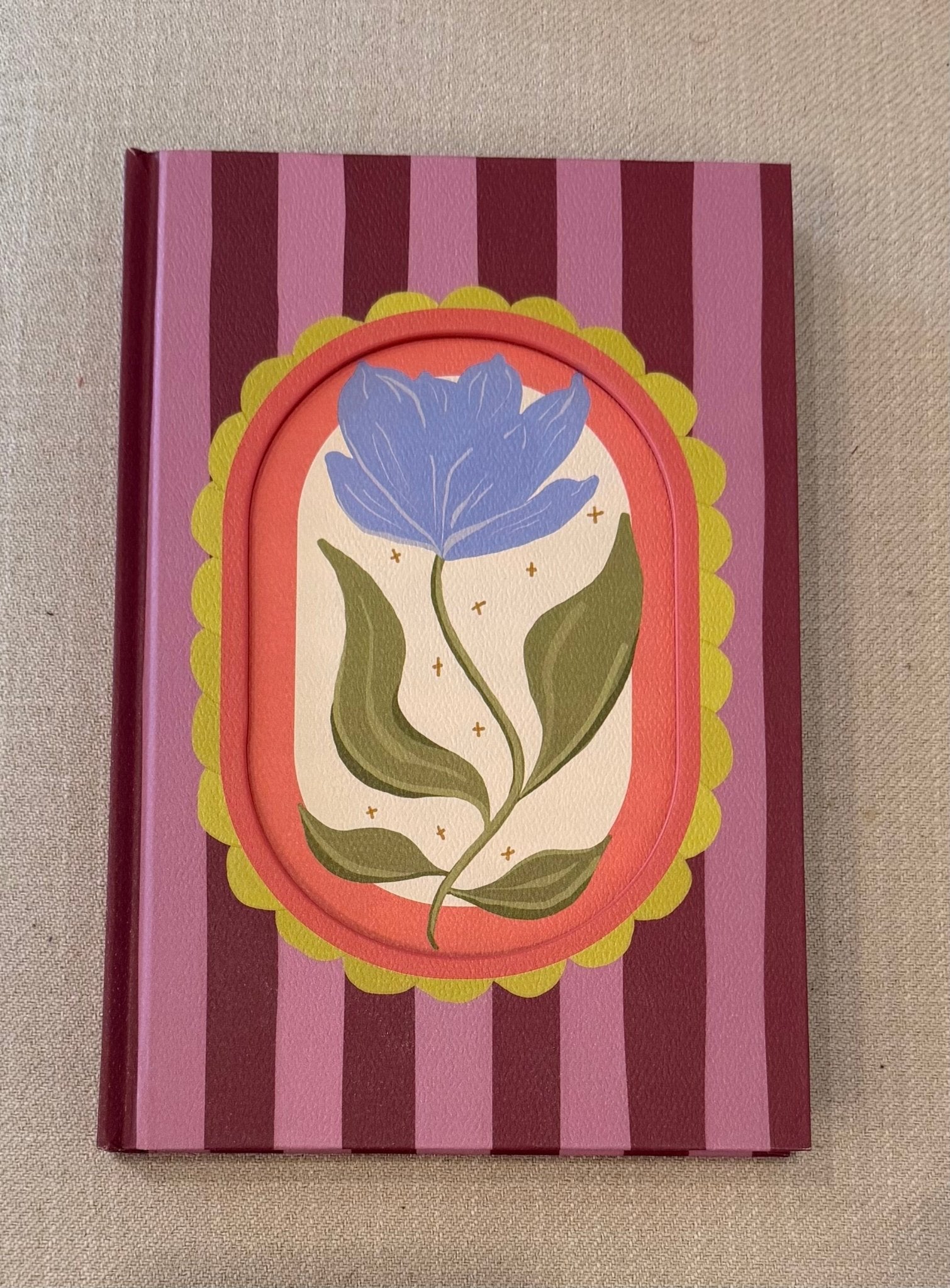 Designworks - Framed Floral Notebook-Magnolia - From Me To You