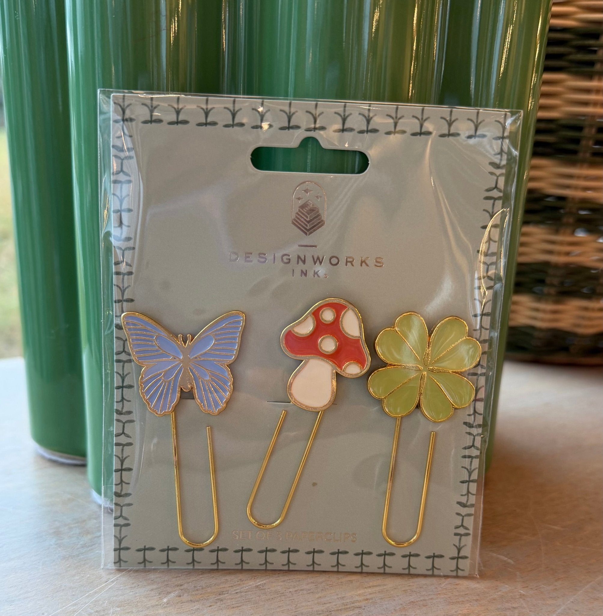 Designworks Set of 3 Paperclips - Nature - From Me To You