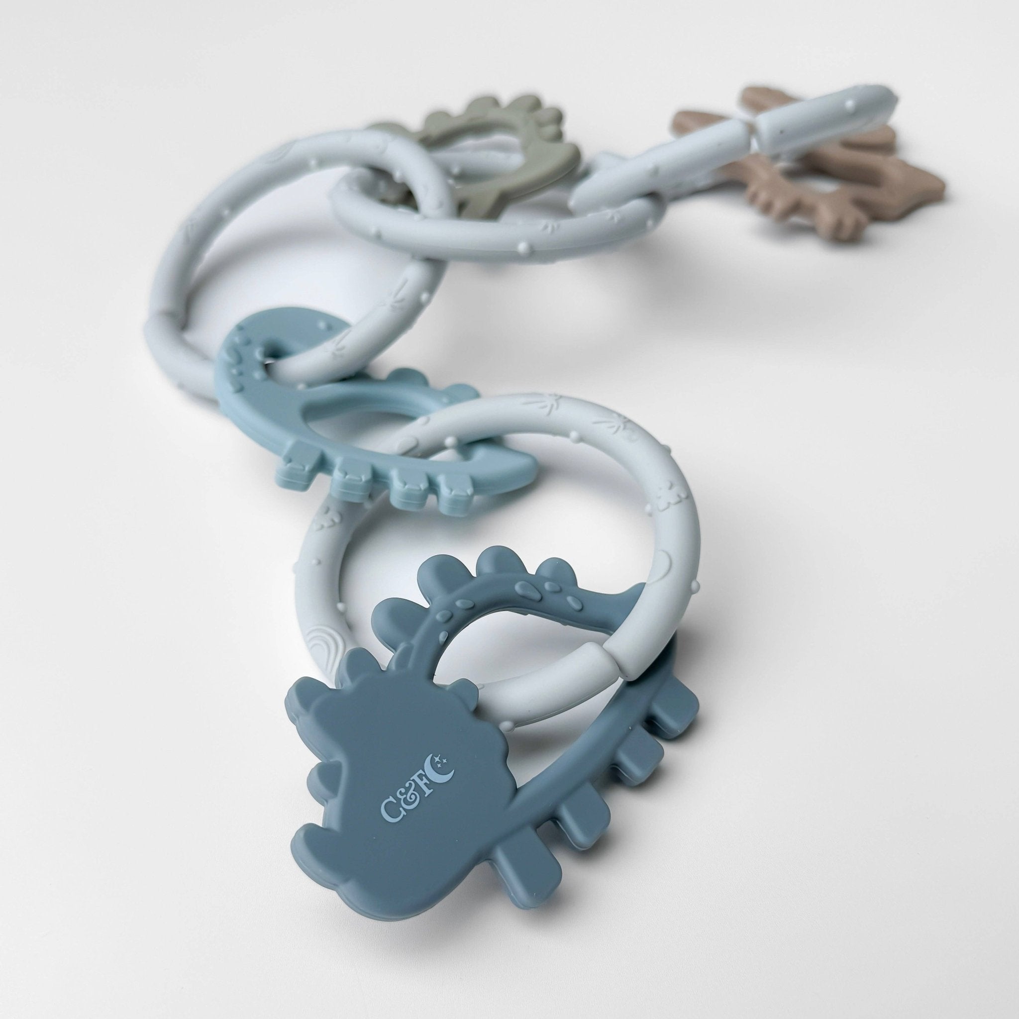 Dino Rings Silicone Teether - From Me To You