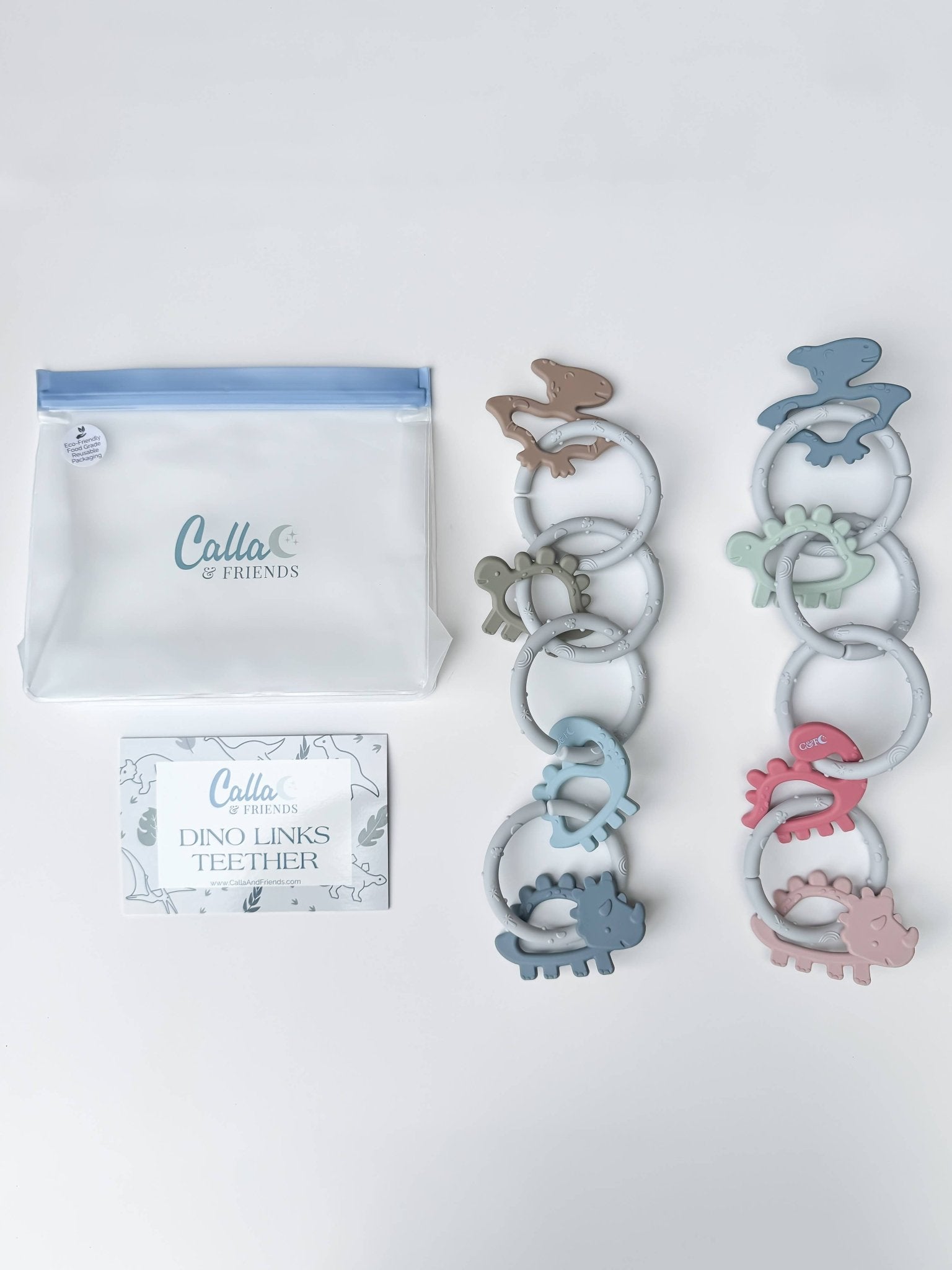 Dino Rings Silicone Teether - From Me To You