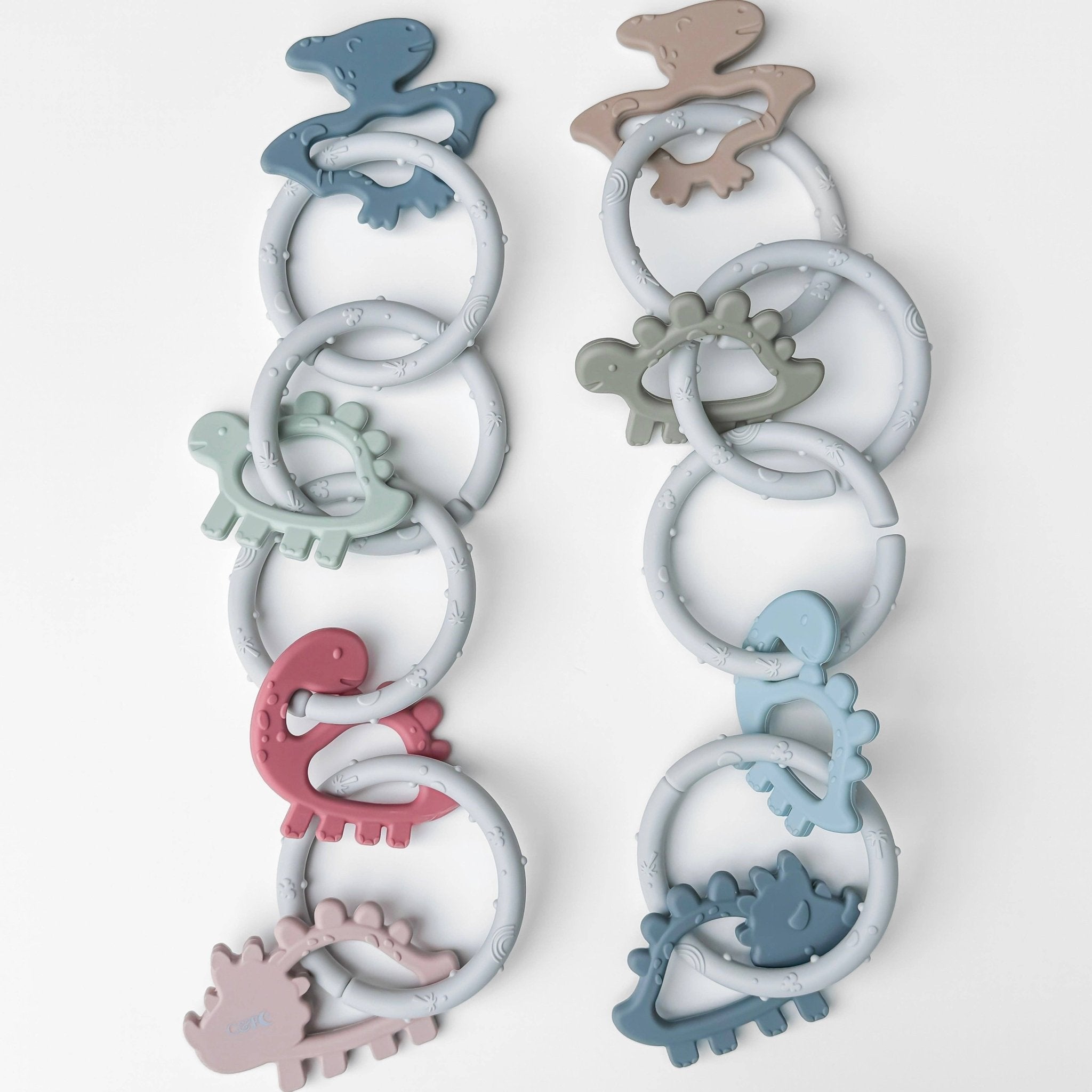 Dino Rings Silicone Teether - From Me To You