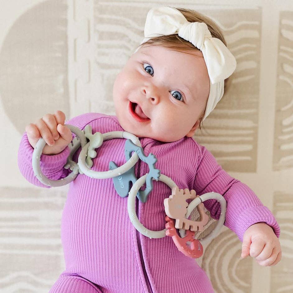 Dino Rings Silicone Teether - From Me To You