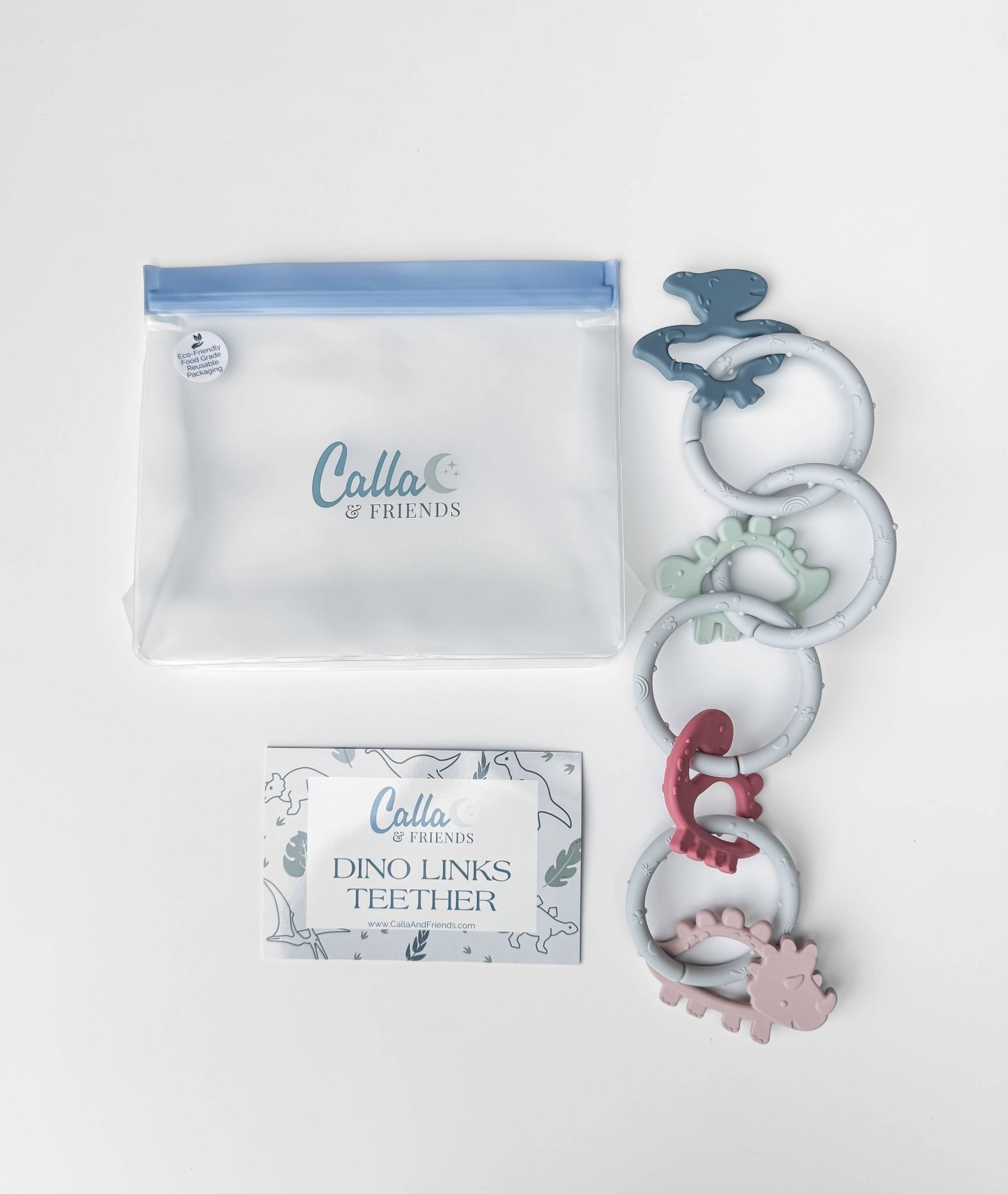 Dino Rings Silicone Teether - From Me To You