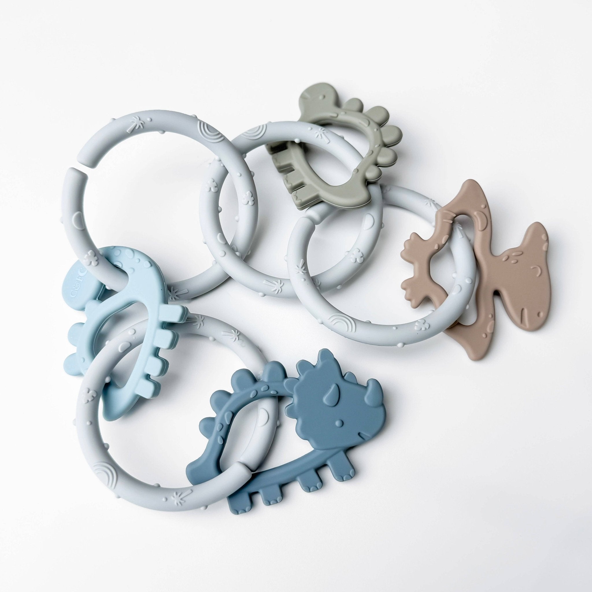 Dino Rings Silicone Teether - From Me To You