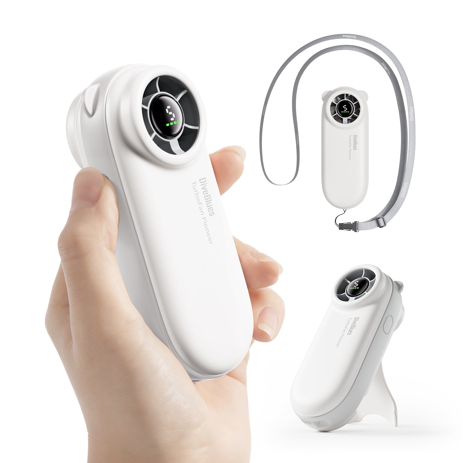 DiveBlues Turbo Bear Fan - White - From Me To You