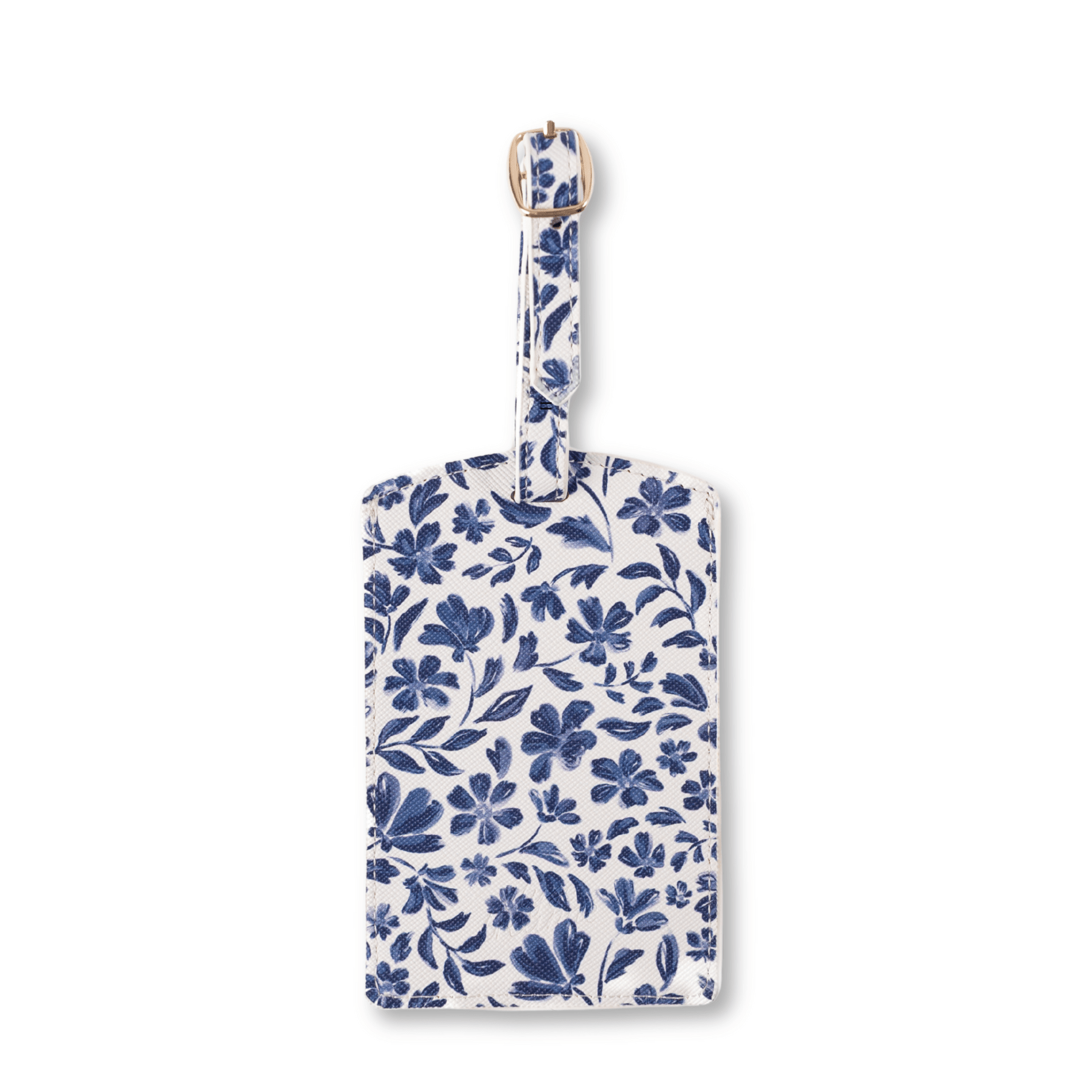 Elyse Breanne Design Luggage Tag - Porcelain Floral - From Me To You