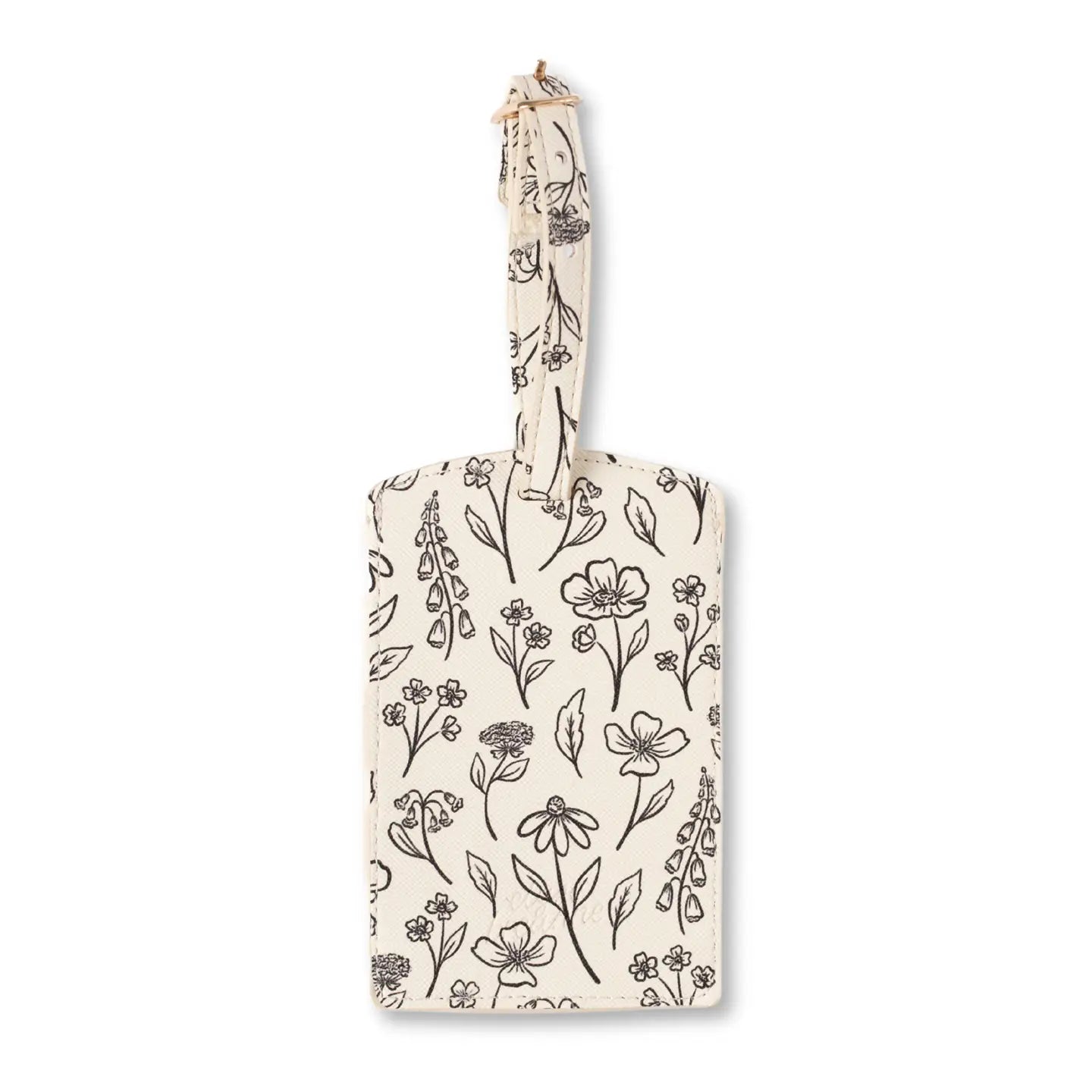 Elyse Breanne Design Pressed Floral Luggage Tag - From Me To You