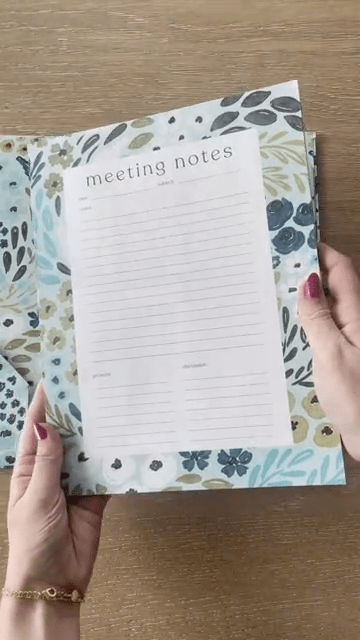 Elyse Breanne Design Waterfall Floral Clipfolio - From Me To You
