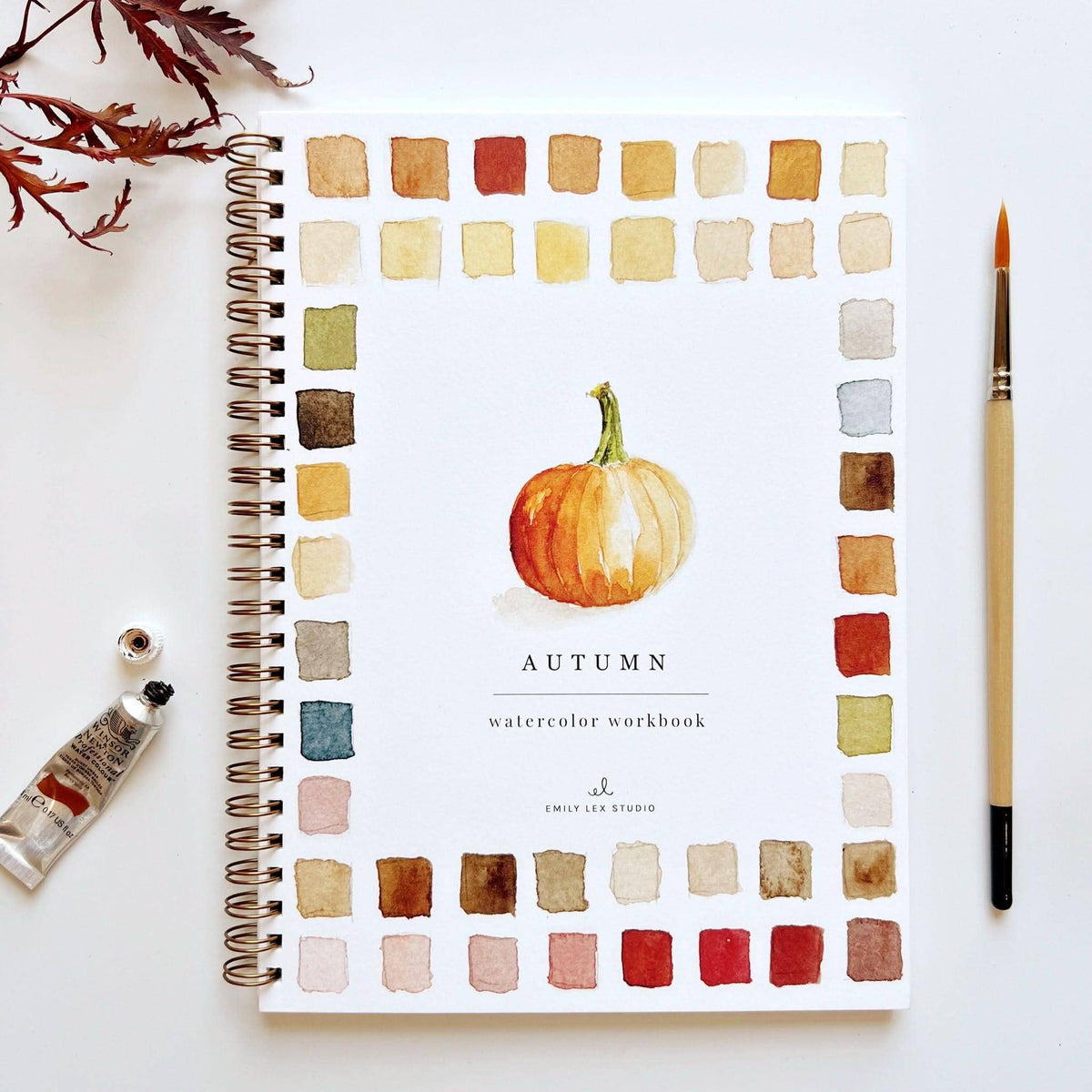 Emily Lex Studio Autumn watercolor workbook - From Me To You