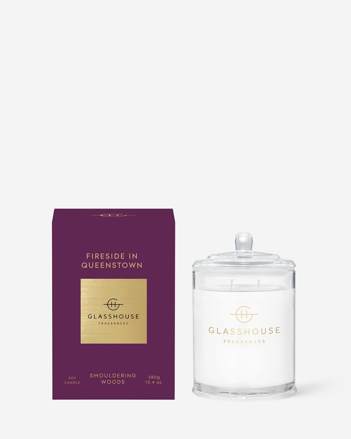 Glasshouse 13.4 oz. Candle - Fireside in Queenstown