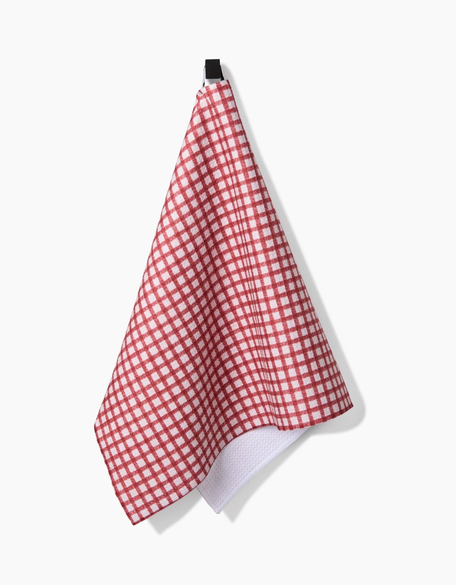 Fireside Plaid Red Tea Towel - From Me To You