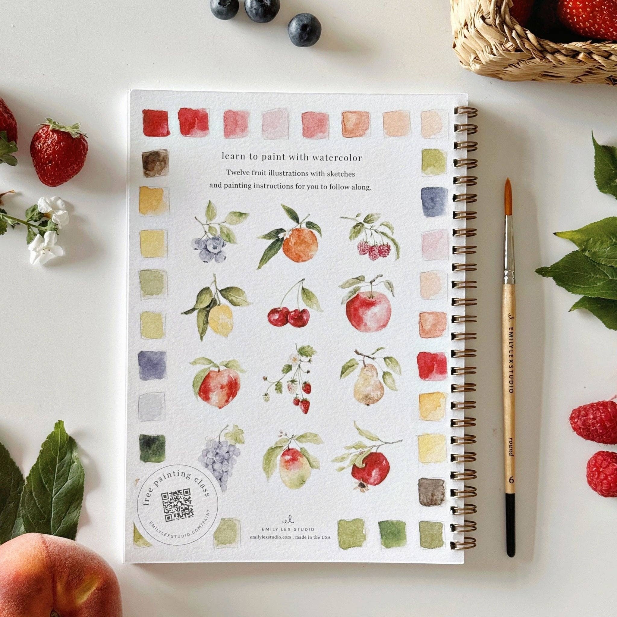 Fruit watercolor workbook - From Me To You