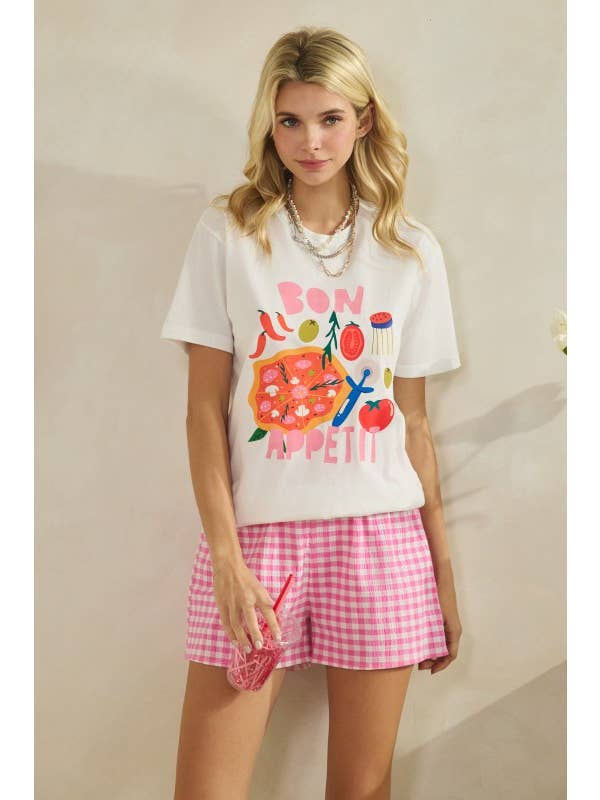 Gee Gee - Bon Appetit Graphic Tee - From Me To You