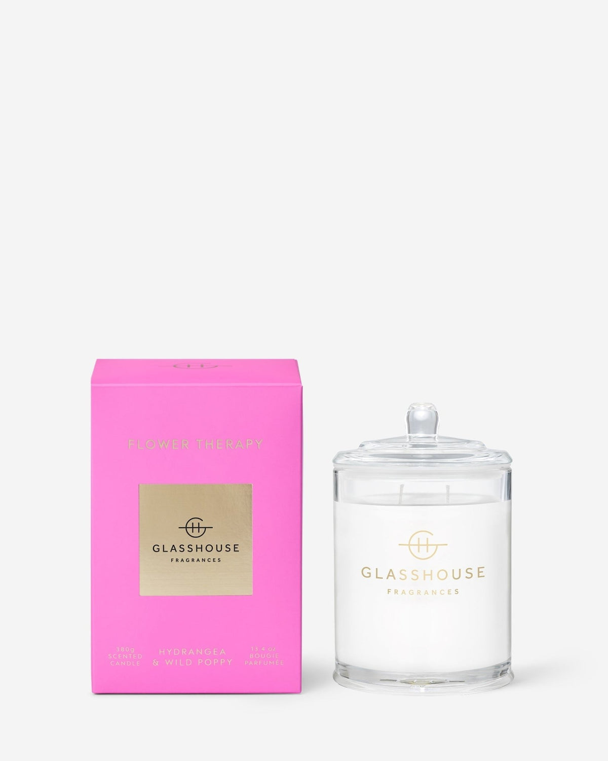 Glasshouse 13.4 oz. Candle -Flower Therapy - From Me To You