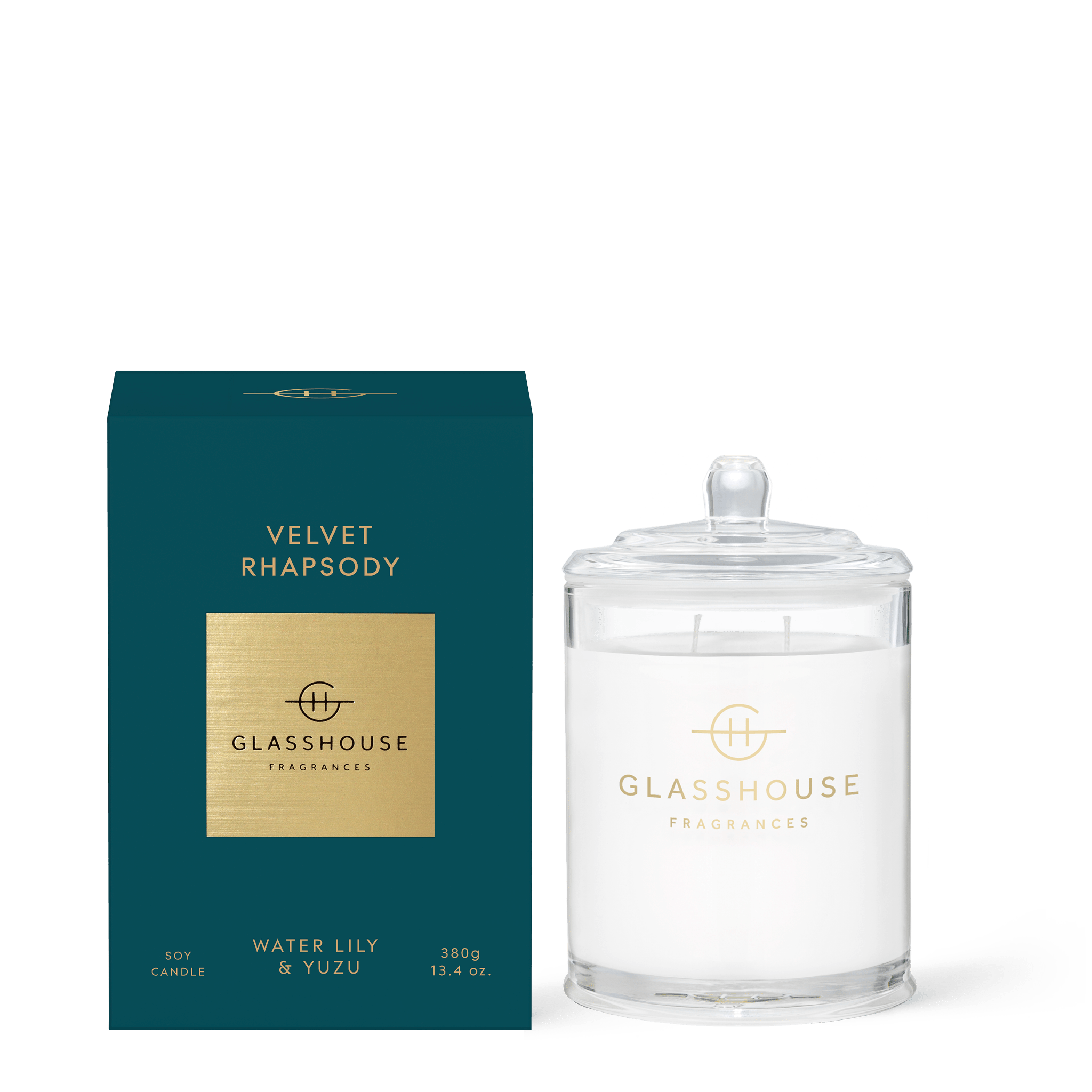 Glasshouse 13.4 oz. Candle -Velvet Rhapsody - From Me To You
