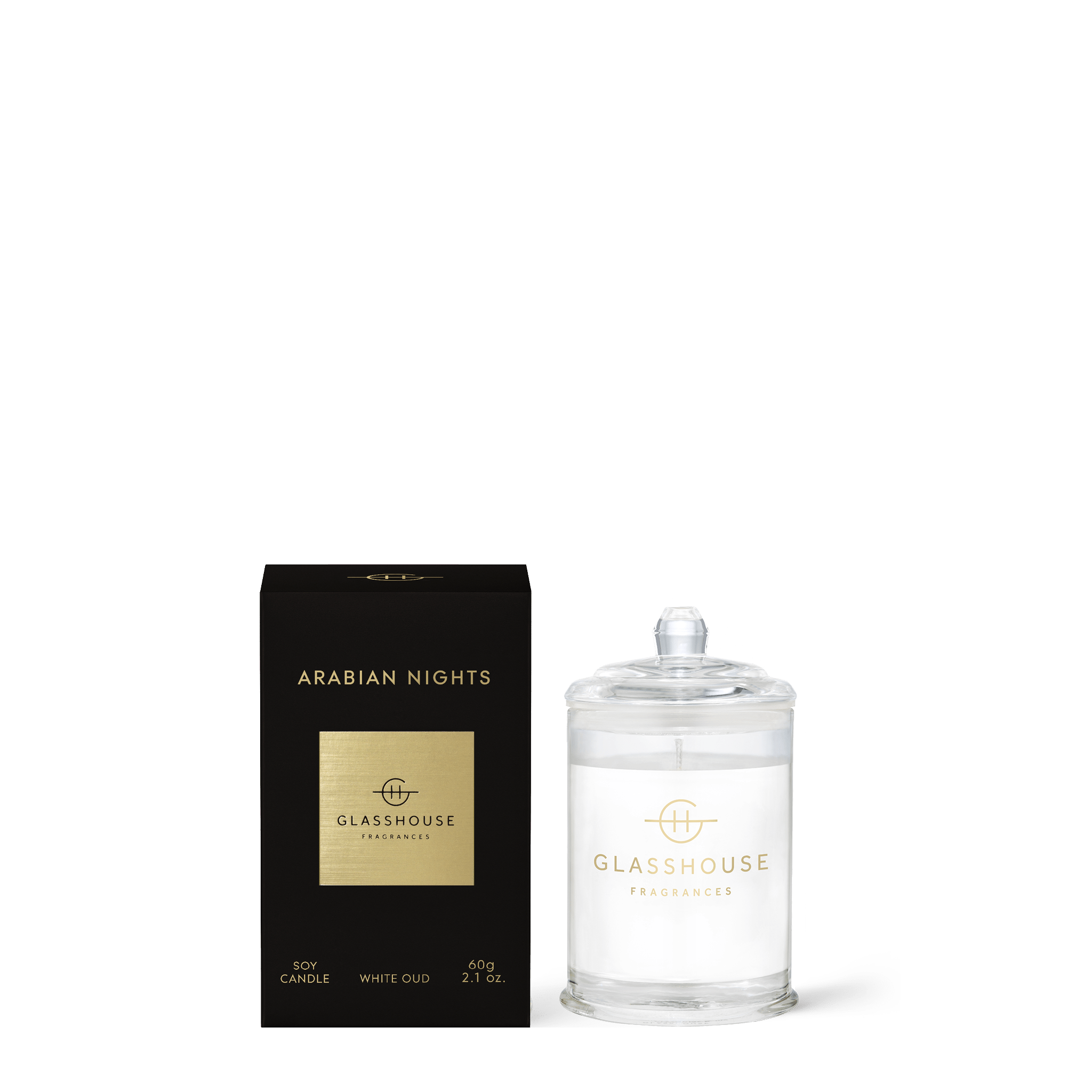 Glasshouse Candle 2.1 oz. - Arabian Nights - From Me To You