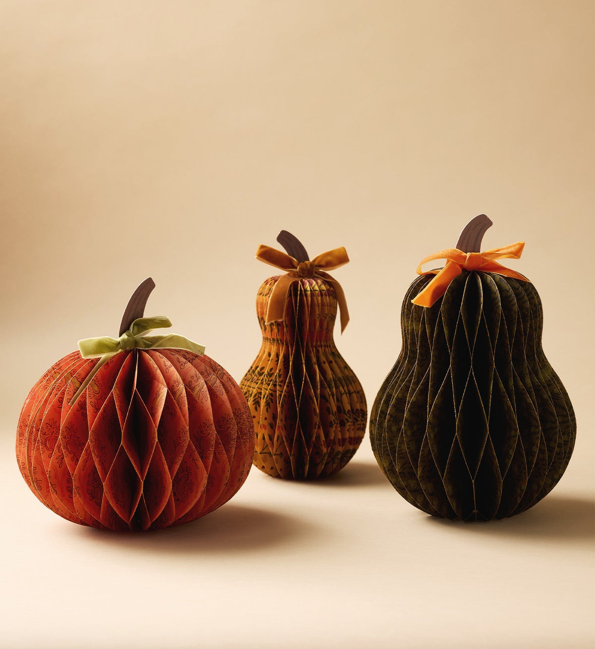 Harvest Honeycomb Gourd Decor Set of 3 | Rifle Paper Co. - From Me To You
