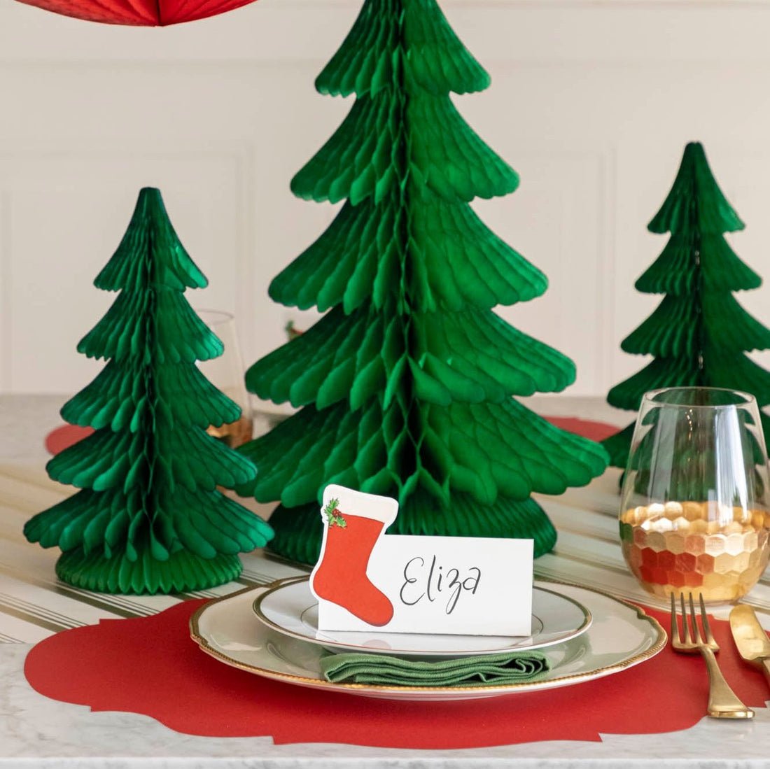 Hester & Cook - Honeycomb Large and Medium Trees Set of 2 - From Me To You