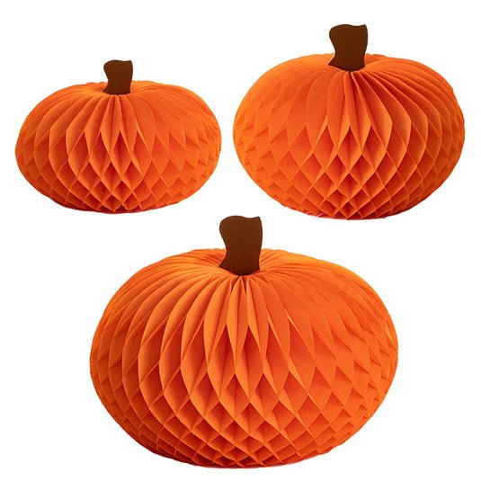 Hester & Cook - Honeycomb Pumpkins Set of 3 - From Me To You