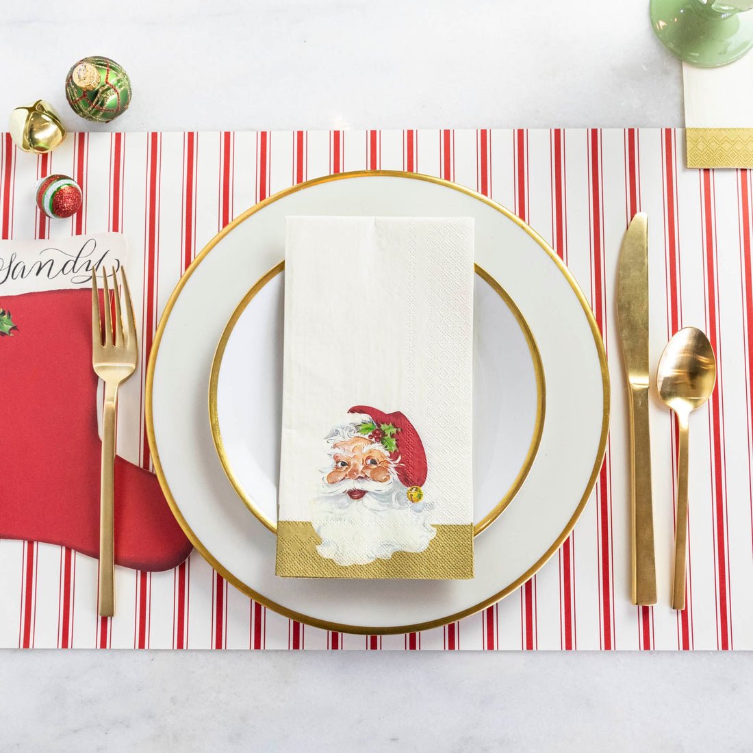 Hester & Cook Santa Guest Napkin - From Me To You