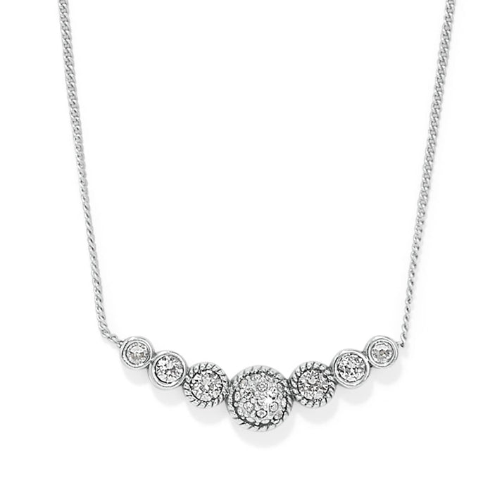 Brighton Illumina Celeste Bar Necklace-Silver