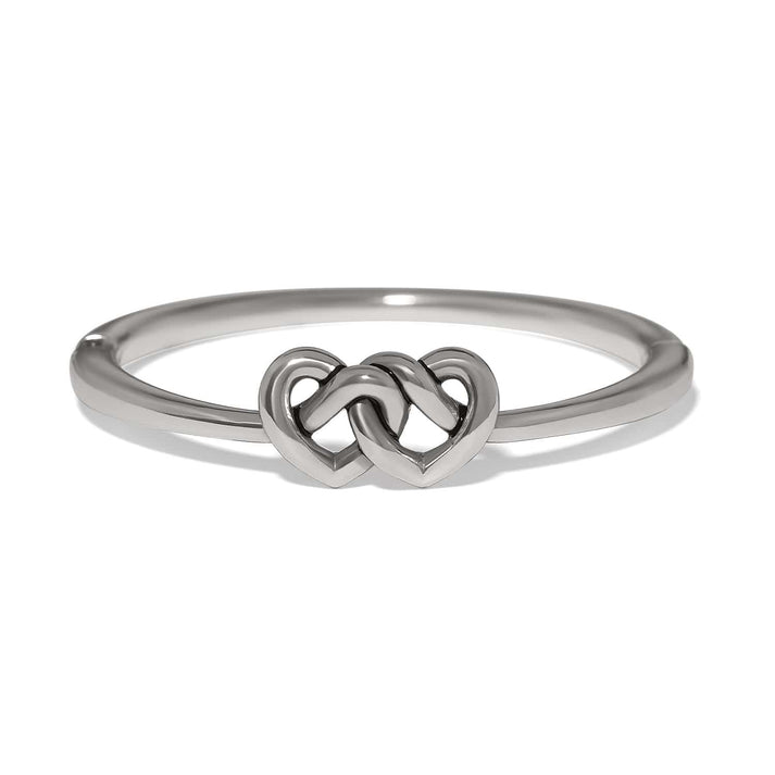 Brighton Interlok Linked Hearts Hinged Bangle