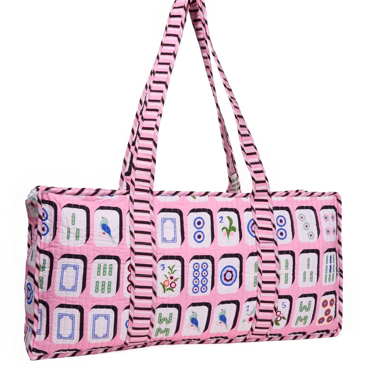 Jane Mahjong Zippered Game Bag Pink - From Me To You